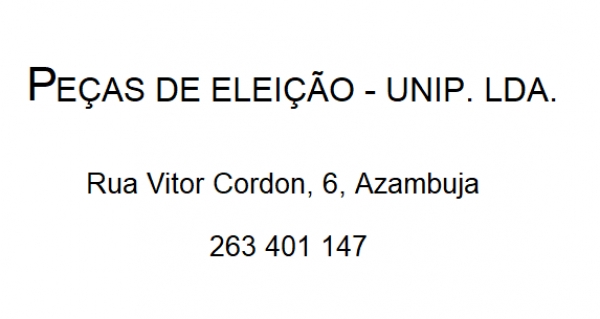 Pe&ccedil;as de Elei&ccedil;&atilde;o