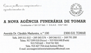 A Nova Agencia Funer&aacute;ria De Tomar